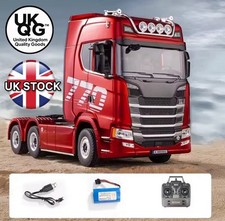 Scania 770S RC 1:18 Truck Remote Control Radio Light + Sound Lorry 25 Metres Red