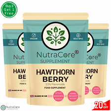 Hawthorn Berry Caps 6000mg-( 2.2% Flavonoid)-Antioxidants, Cholesterol Support