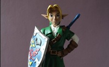 Oxmox E3 1997 Zelda Ocarina of Time Link Statue RARE GREAT CONDITION