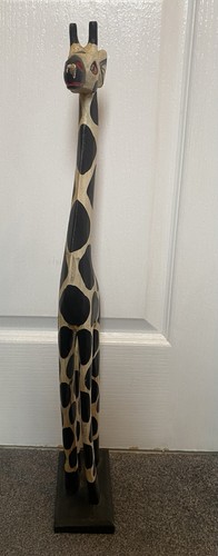 Wooden giraffe - wooden,