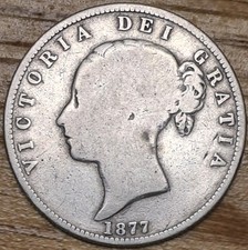 1877 Queen Victoria Young Head