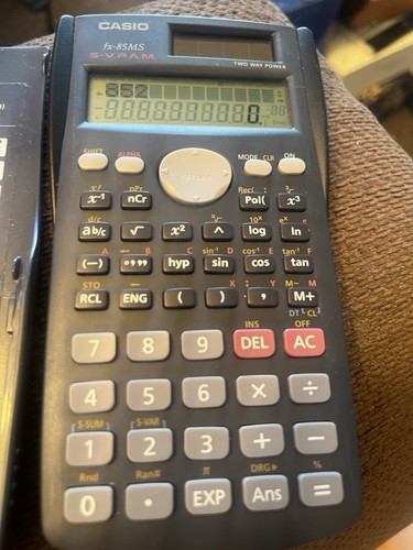 Casio fx82ms advanced - casio,