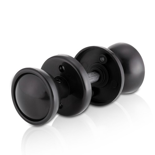 Xfort black rim mortice knob - xfort,