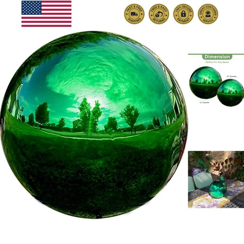 Stainless steel gazing globe - stainless,