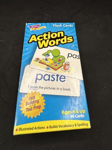 Action word flash cards - cards, trend