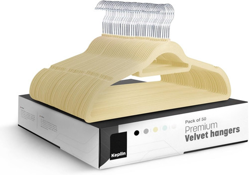 Velvet hangers pack - hangers, (45cm)