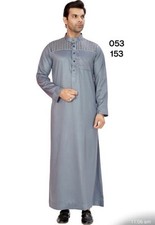 Mens Designer Grey Jubbah