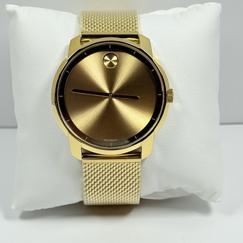 Movado bold gold - bold, mesh