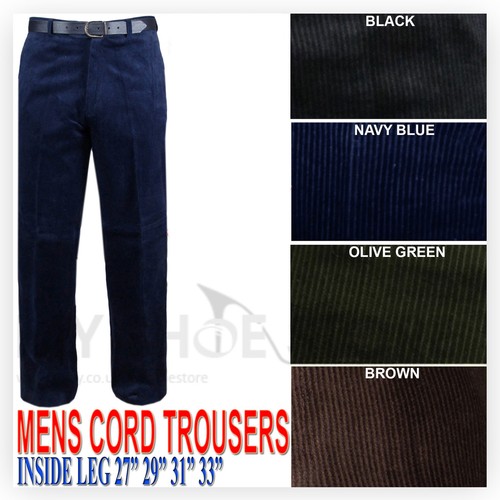 Mens corduroy cord trousers - mens,