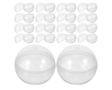 Alipis 100Pcs Lottery Balls Fillable Bingo Balls, Clear Plastic Raffle Packing