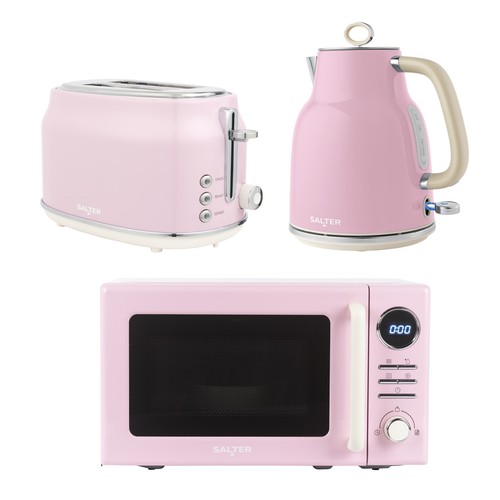 Salter retro pink kettle - salter,