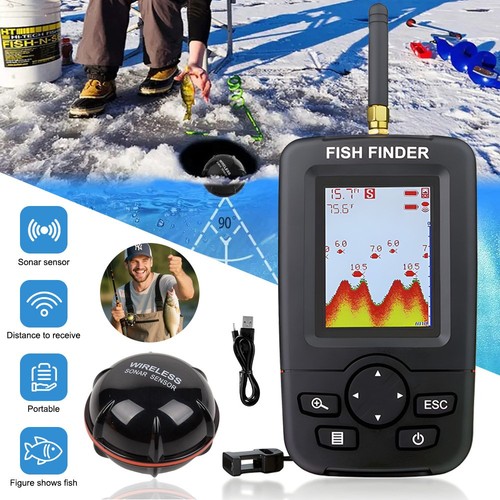 100m fish finder wireless - fish,