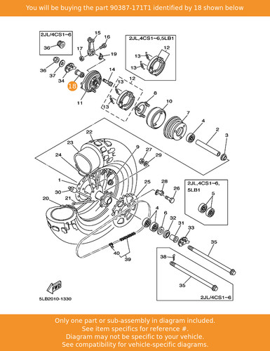 Yamaha collar 90387 171t1 - collar,, 90387-171t1