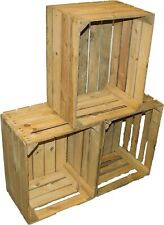 3 x Vintage Wooden Apple Fruit