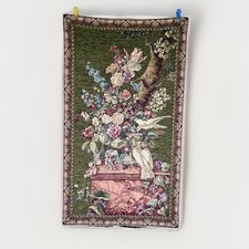 Wall Tapestry W/Flowers Doves