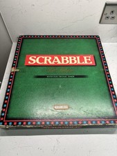 Spears Scrabble Deluxe Board Game with Electronic Timer 1988 Edition