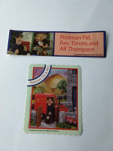 Postman pat stickers from - postman, 1988