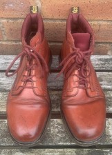 Dr Marten Oxblood Red Ankle Boot Size Uk7 Ladies