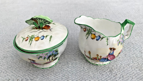 Rare aynsley venetian lady - aynsley,