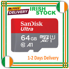 Memory Card SANDISK A1 ULTRA micro SD 128GB 64GB 256 GB 512 GB FREE DELIVERY IE