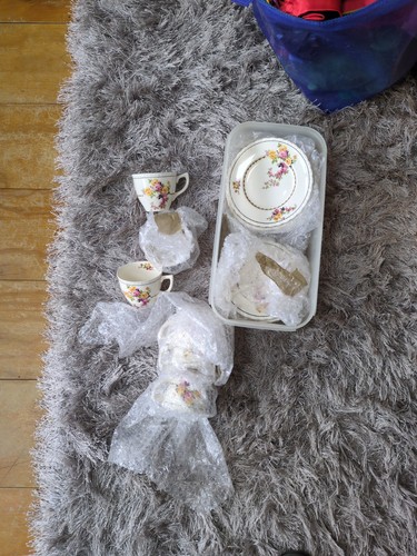 Vintage tea set cups 5 - vintage, cups,