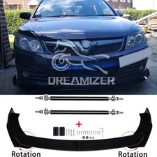 For Vauxhall Opel Vectra C VXR Front Bumper Splitter Lip Spoiler + 2x Strut Rods