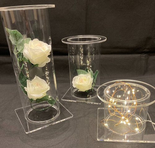 Tier acrylic wedding cake - 3-tier,