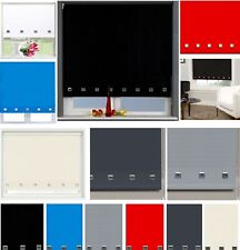 Roller Blinds Easy Fit Trimable Home Office Window Square Eyelet Roller Blind 