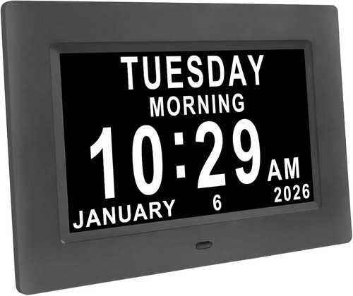 7inch digital alarm - digital, lcd