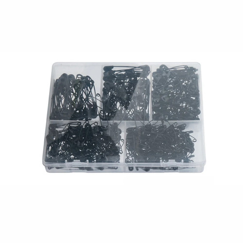 100pc assorted steel safety - assorted,