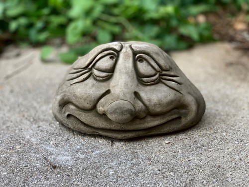 Funny rock face - , sculpture