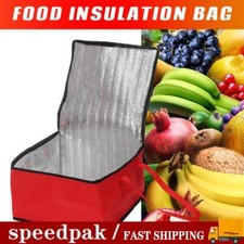Pizza Insulated Bag Picnic Portable Food Storage Thermal Delivery New Bag /UK|
