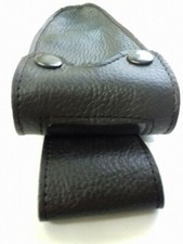 To fit MK 3 Deben ferret finder/locator Black  leather case. belt loop/stud. 