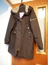 SOS JENSEN Womens Raincoat Jacket Hooded Padded UK M CHARITY SALE
