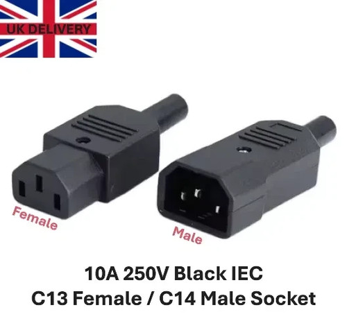 Rewireable iec c13 female - iec,