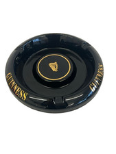 Vintage 1980s GUINNESS Wade Porcelain Large Ashtray D:8.75'' Charity