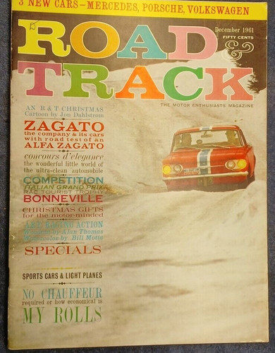 Road track magazine - track,