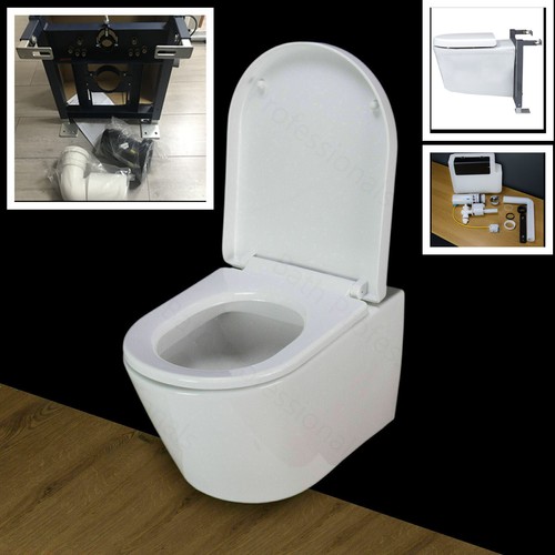 Toilet wall hung mounted - wall,
