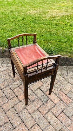 Vintage wood red - vintage, leather
