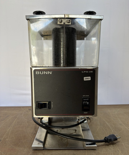 Bunn lpg dual hopper - lpg-2e,