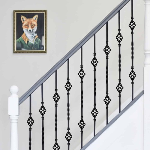 Black double basket - black,