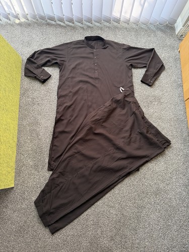 Brown shalwar kameez suit - suit, set