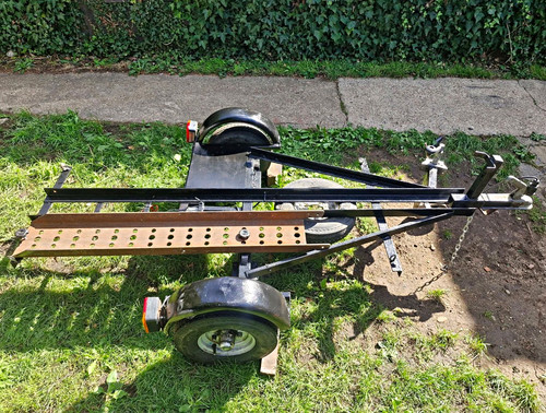 Single motorbike trailer with - single,