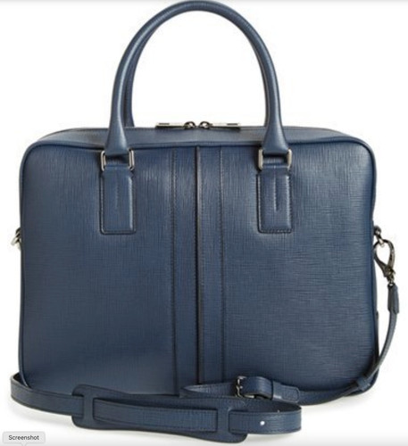 Tods blue leather medium - leather,