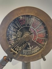 37cm  Nautical Antique Brass Ship's Engine Room Telegraph 