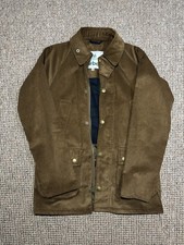 Barbour Corduroy Slim Bedale Size 36 Men's Jacket, Beige
