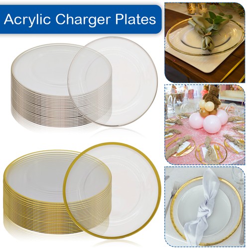 Luxury acrylic charger plate - charger,