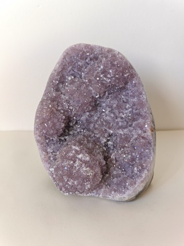 Lilac amethyst geode raw - lilac,