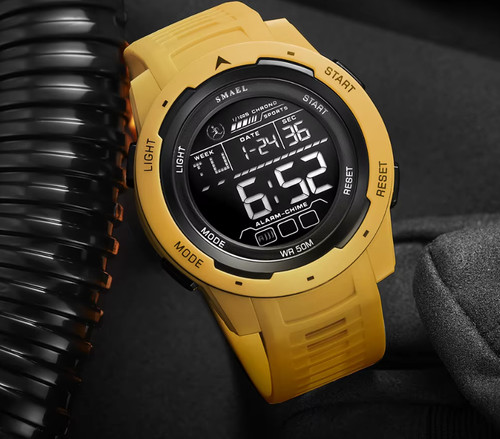 Men digital sports watch 50m - men's,