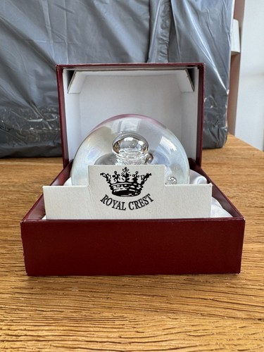 Royal crest handmade glass - handmade,